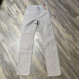Levi's Women's 724 High Rise Straight Jeans Corduroy Size 26x32 Beige